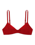 SIMONE RETRO TOP IN SCARLET