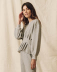 SLOUCHY CORSET SWEATSHIRT