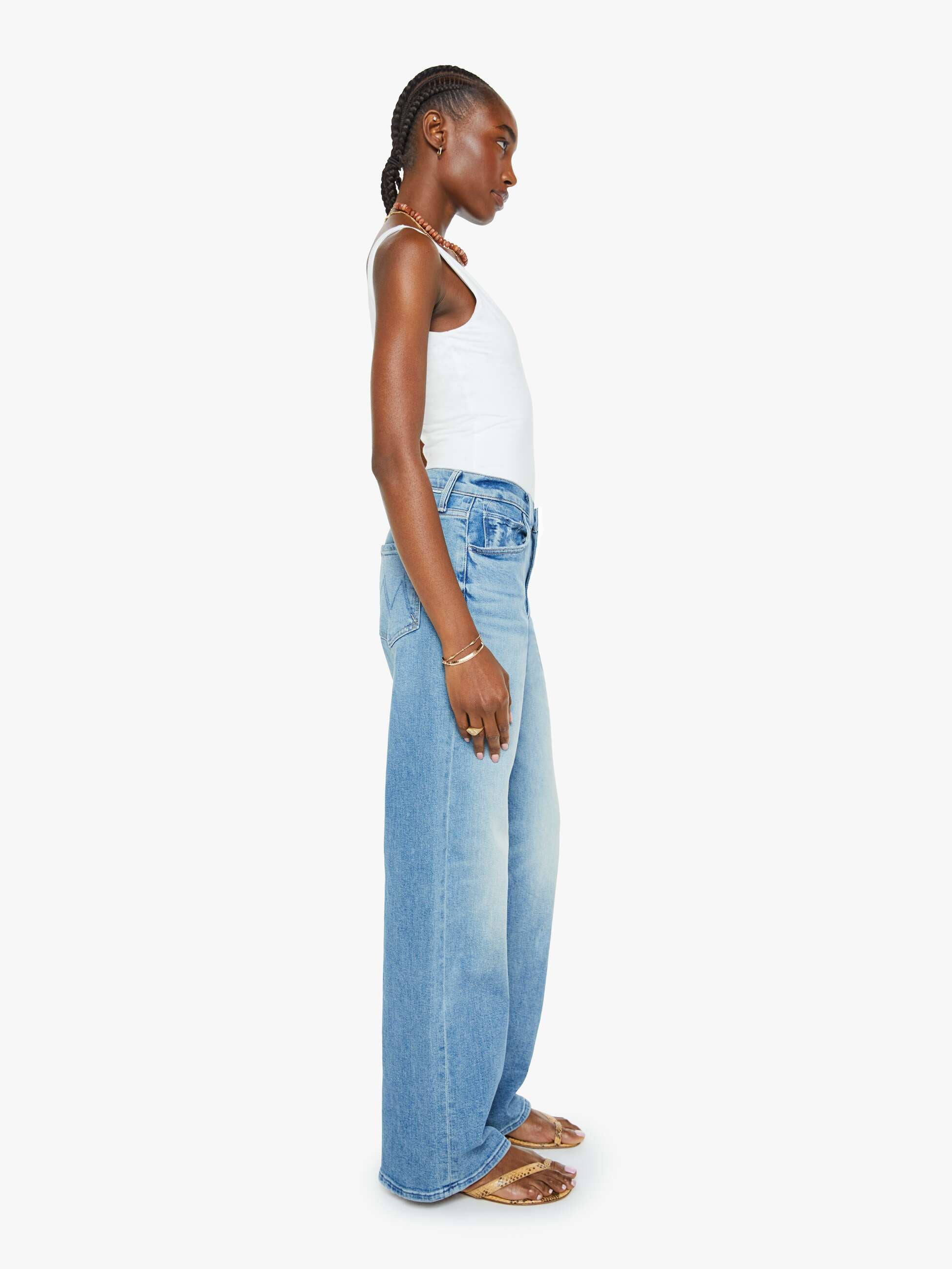 SPINNER ZIP SNEAK JEANS IN GLOW UP
