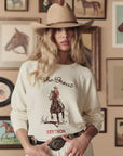 COLLEGE SWEATSHIRT WITH STETSON GRAPHIC