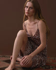 TAYLOR SILK DRESS IN LEOPARD