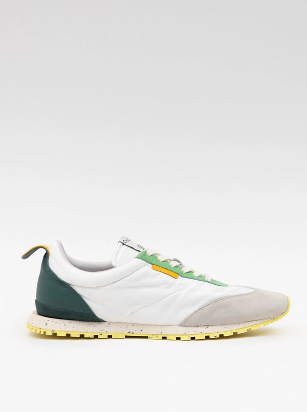 TOKYO SNEAKERS IN WHITE-GREEN