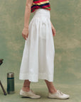 VIOLA SKIRT IN WHITE