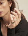 ZODIAC CERAMIC + DIAMOND SIGNET RING