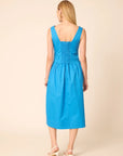 ZURI DRESS IN PEACOCK BLUE