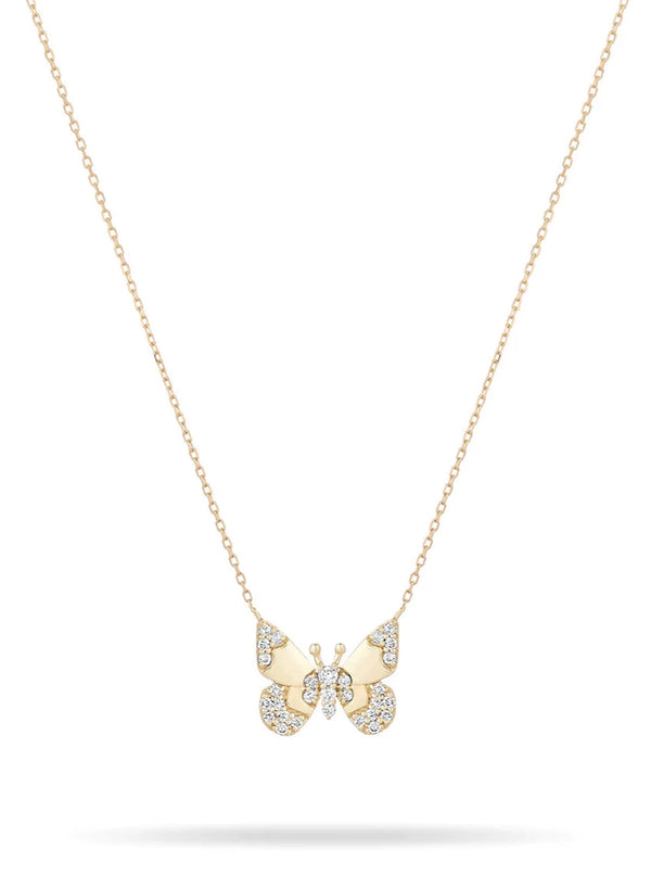 ENCHANTED DIAMOND BUTTERFLY NECKLACE