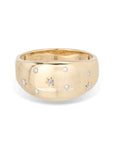 CELESTIAL DIAMONDS LARGE HALF DOME RING