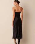 TAYLOR MIDI DRESS IN BLACK