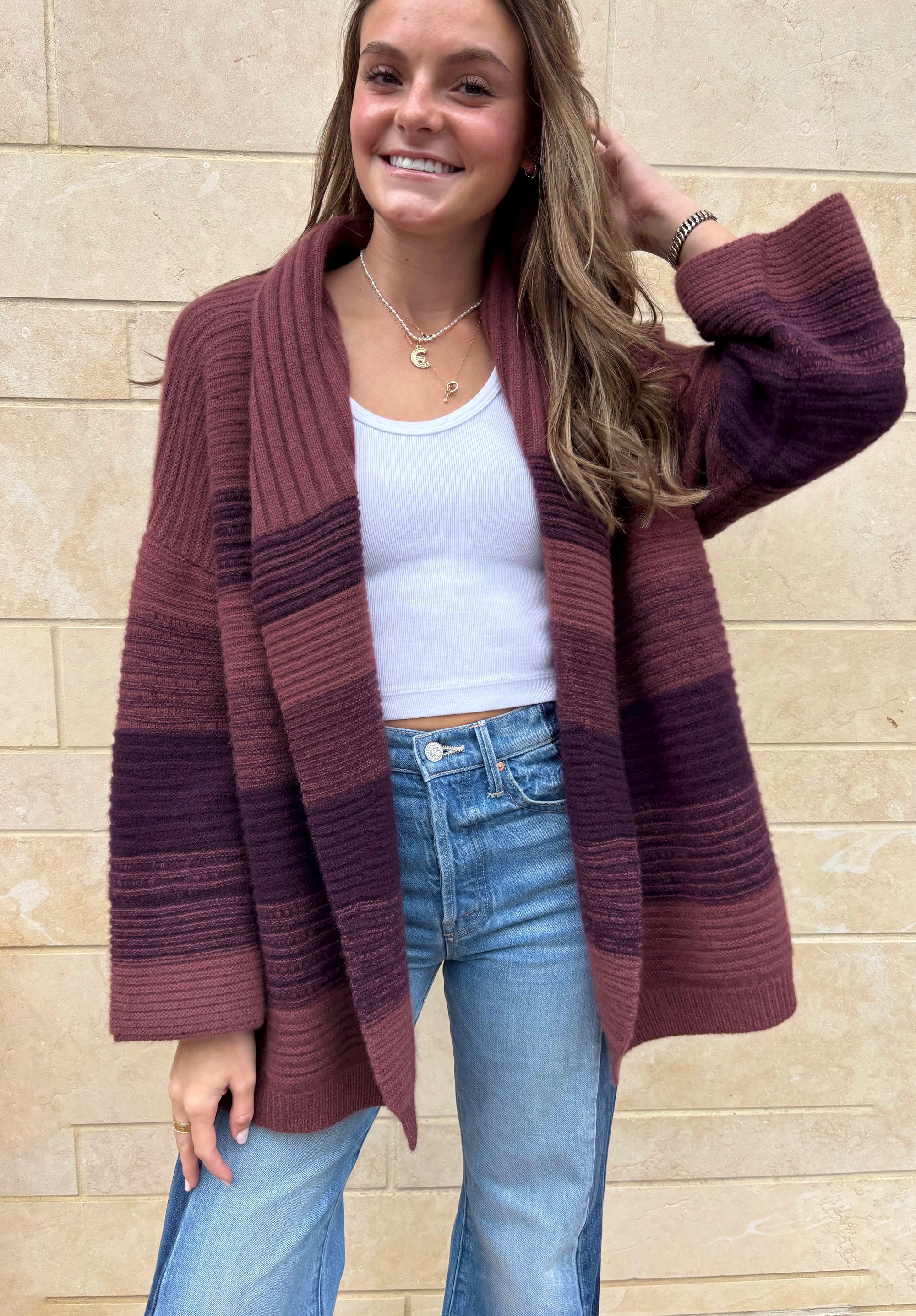 TIPPY SHAWL CARDIGAN