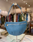 CLARE V GRANDE FANNY IN DESERT BLUE