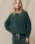 COLLEGE SWEATSHIRT IN GREEN