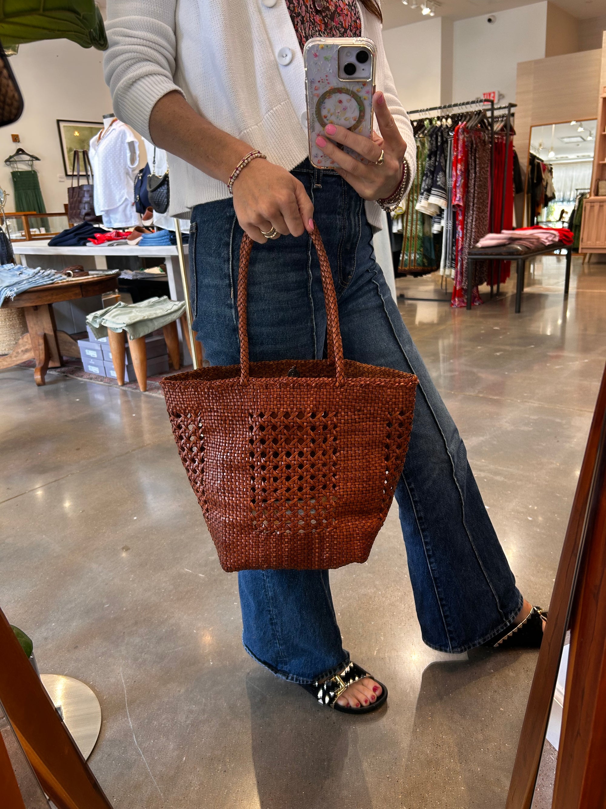 GRACE RATTAN SMALL BAG