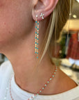 CLASSIC DIAMOND DANCING EARRINGS / LAGOON