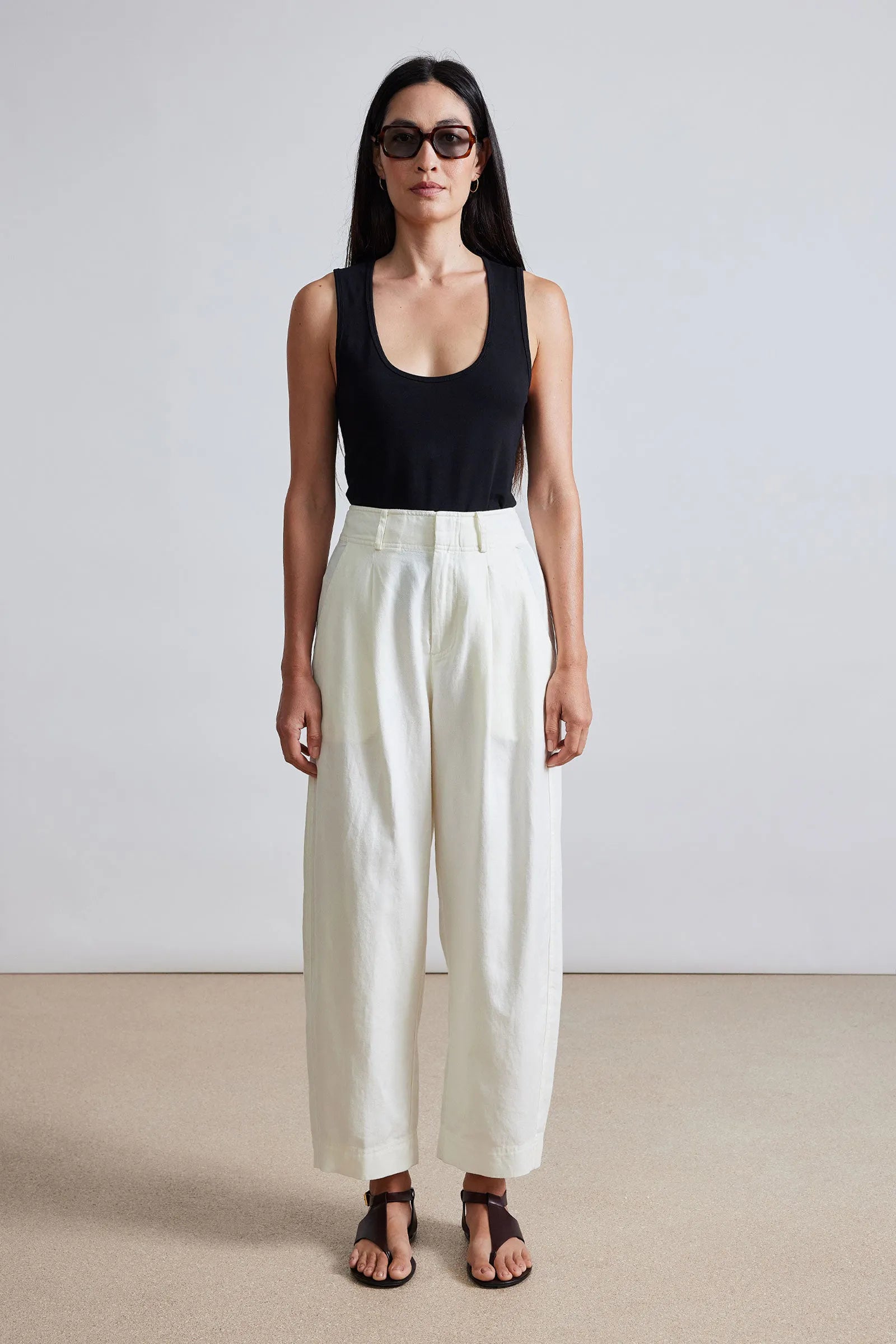 BARI TROUSER IN CREAM