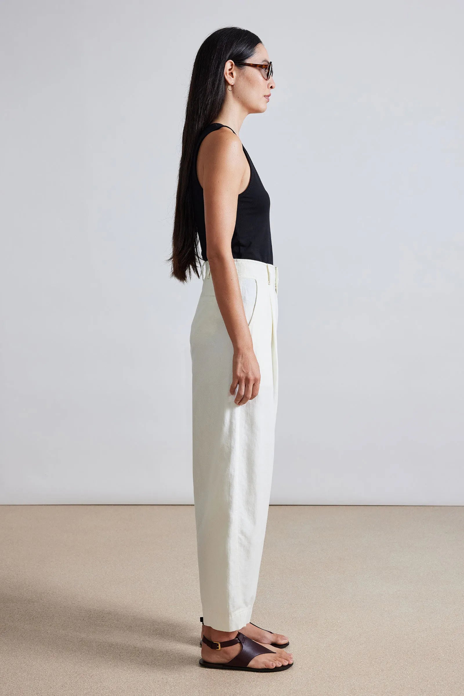 BARI TROUSER IN CREAM