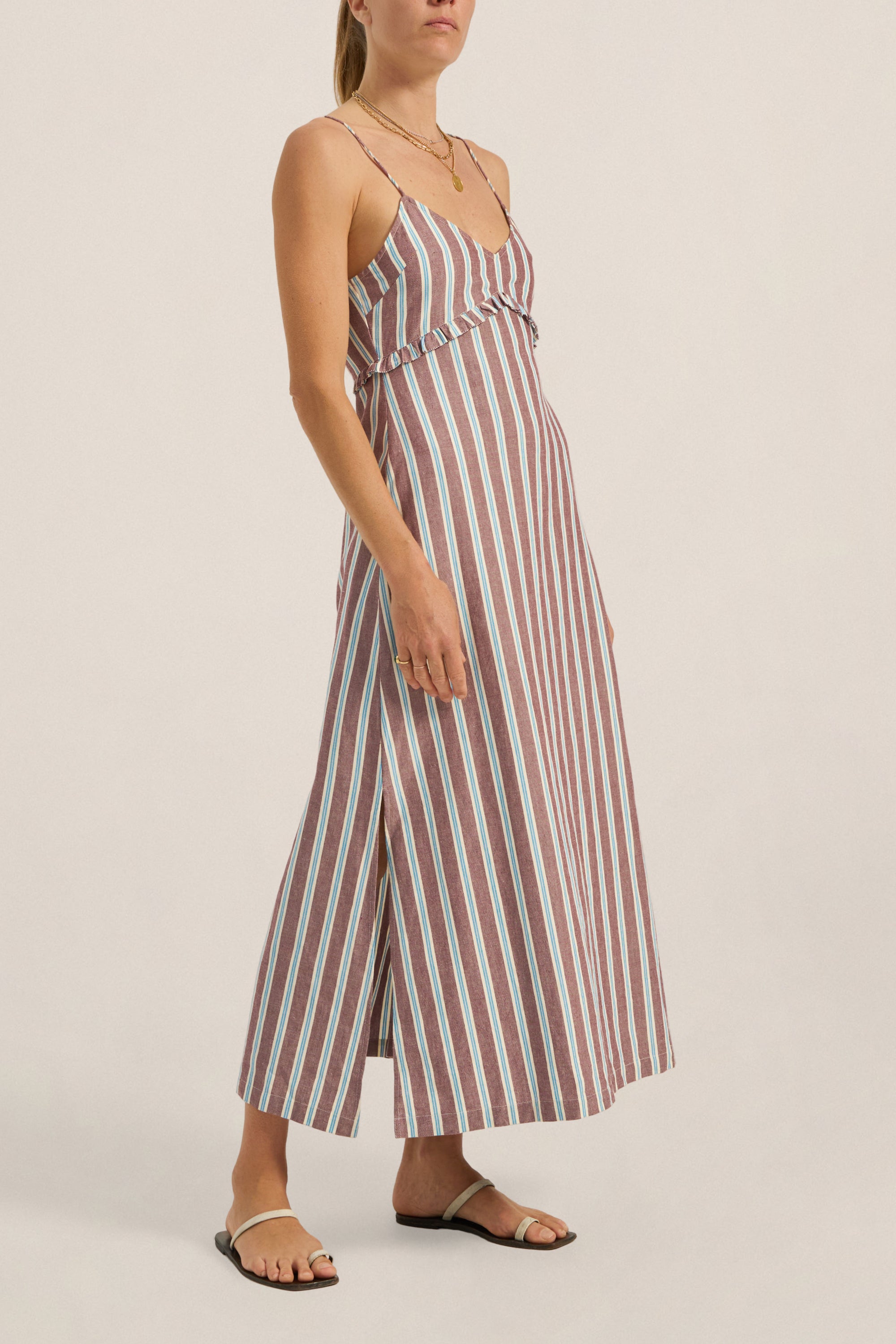 INO DRESS IN SERIFOS STRIPE