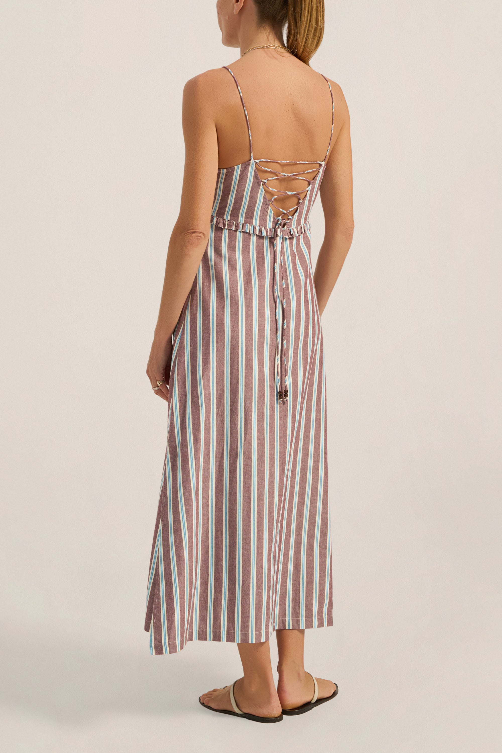INO DRESS IN SERIFOS STRIPE