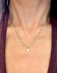 PUCE CLASSIC DIAMOND NECKLACE / 16.5" / MINT