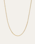 18" 2MM GOLD ITALIAN CHAIN LINK NECKLACE