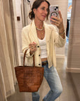 CASHMERE CABLE LODGE CARDIGAN