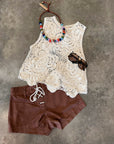 DAVIE SHORTS IN COCOA BEAN