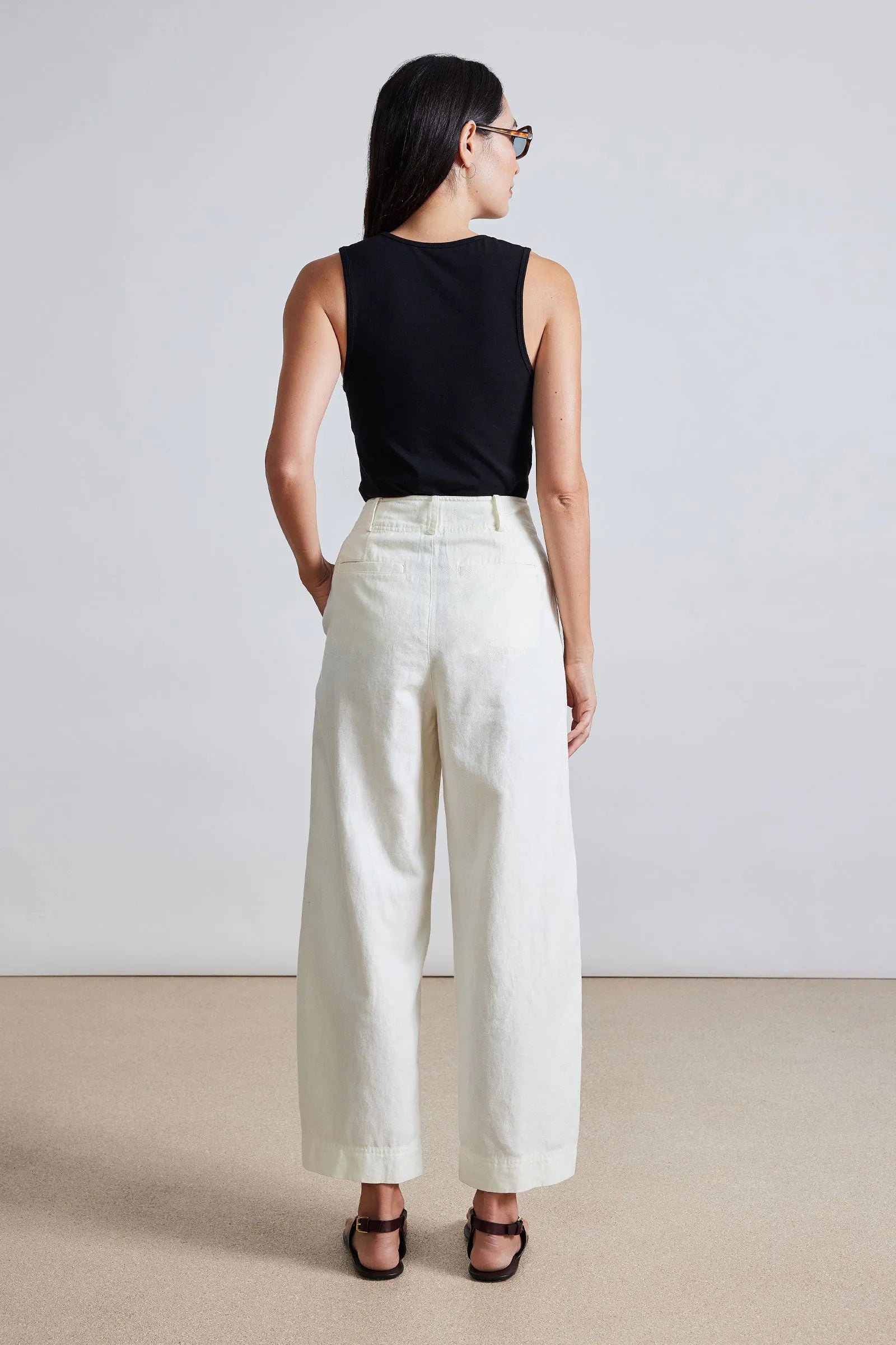 BARI TROUSER IN CREAM