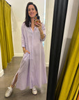 BODEN DRESS IN ORCHID