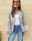 ALPACA BOMBER CARDIGAN