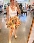 ALBA SKIRT IN MARGAUX GINGER