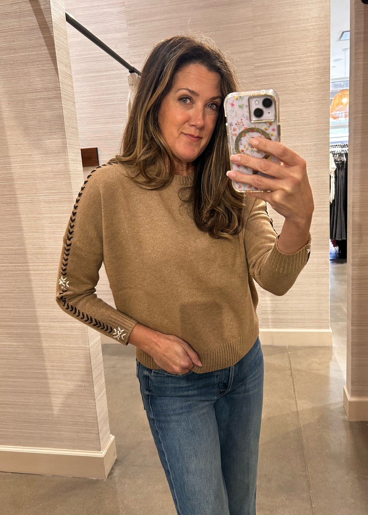 AMEA SNOW CASHMERE PULLOVER