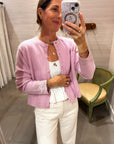 CARIN BRUSHED CARDIGAN