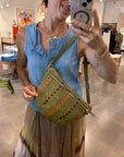GRANDE FANNY IN OLIVE MULTI WITH STRIPE