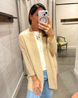ANJA CASHMERE CARDIGAN IN NATURAL