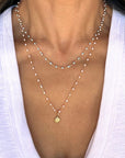 CLASSIC GIGI NECKLACE / 16.5" / TURQUOISE