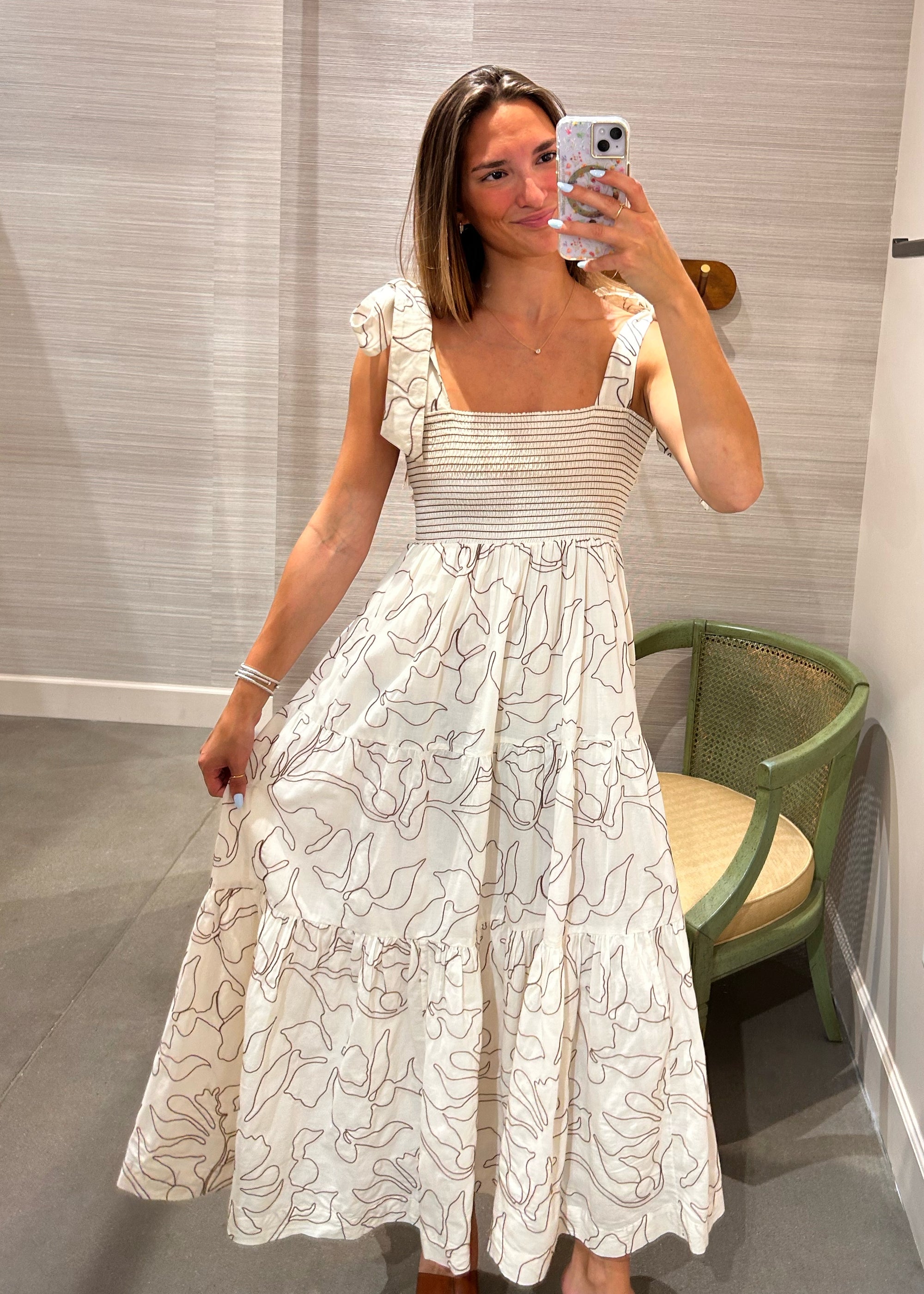 LANA MAXI DRESS IN UMA COCONUT