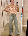 LEMON TWIST SNEAK JEANS IN ROCKY ROAD