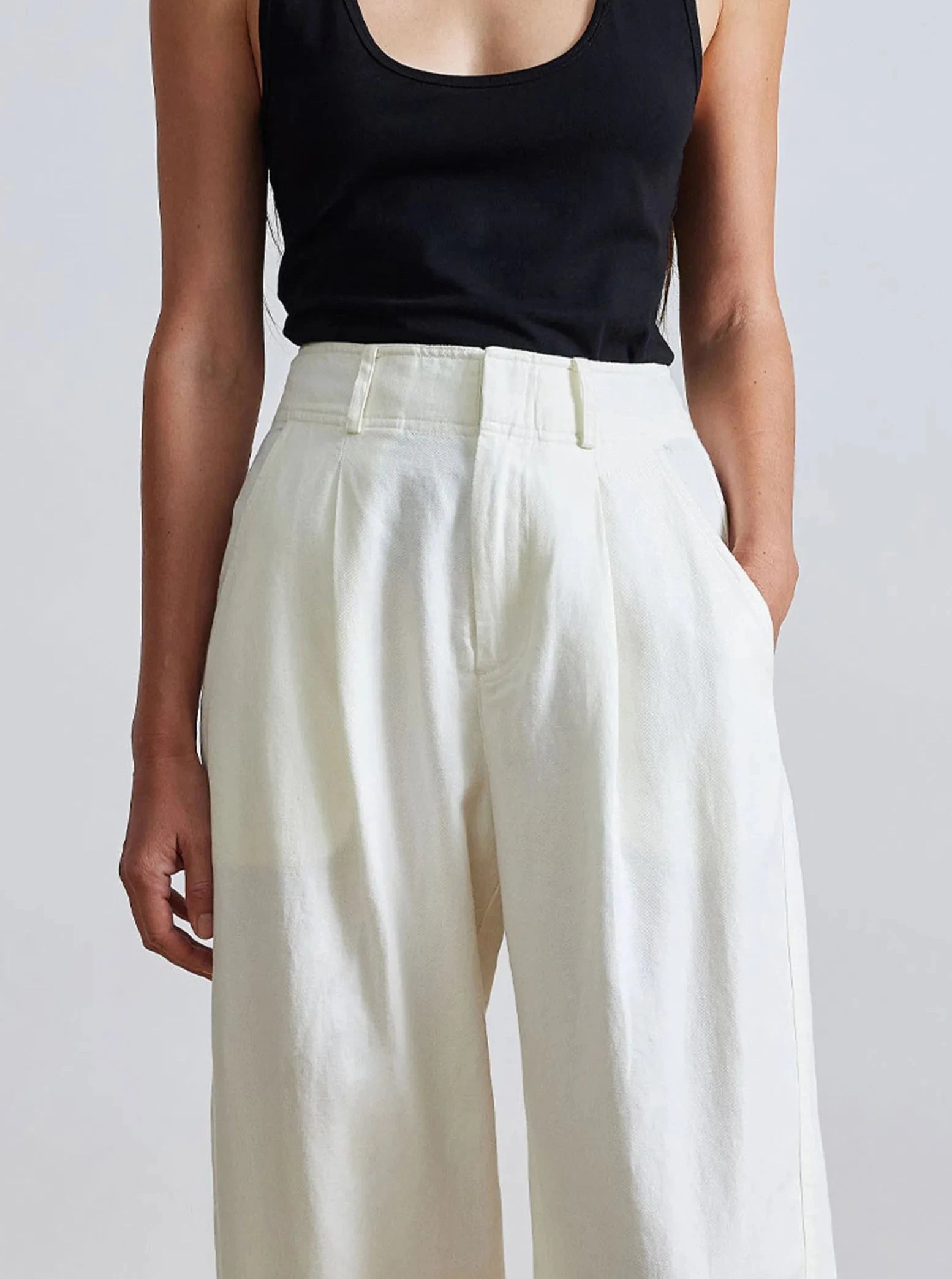 BARI TROUSER IN CREAM