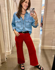JAM PANT IN VINTAGE RED