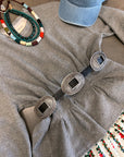 SLOUCHY CORSET SWEATSHIRT