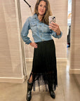 FRINGE SKIRT