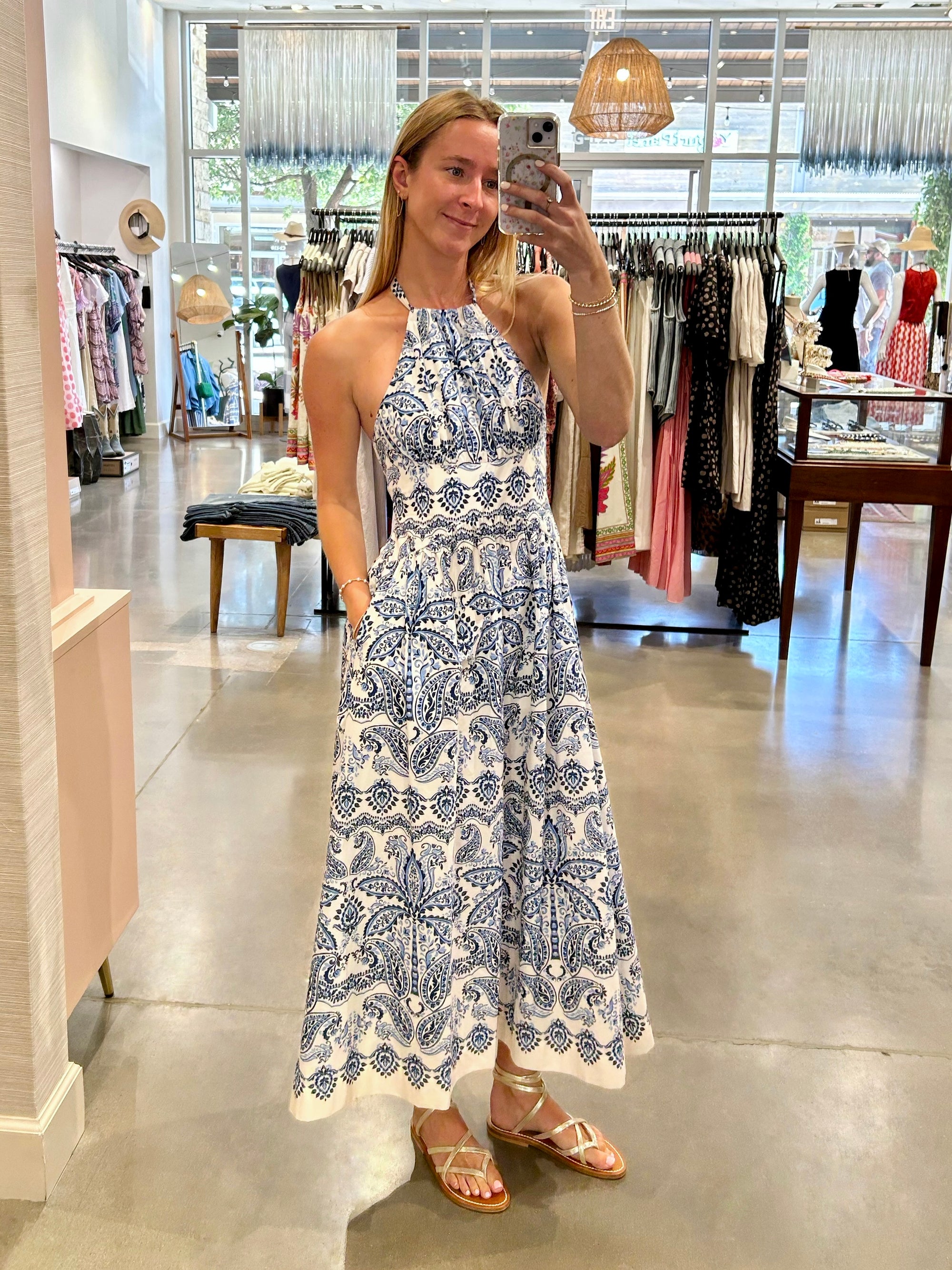 denise maxi dress Denise | Cream Sequin Floral Bandeau-Neck Embellished Maxi Dress With Drop-Waist And Mesh Skirt