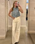 LEMON TWIST SNEAK JEANS IN NATURAL