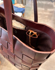 JAPAN TOTE IN ESPRESSO