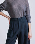 BARI CROP TROUSER IN FOREST RIVER