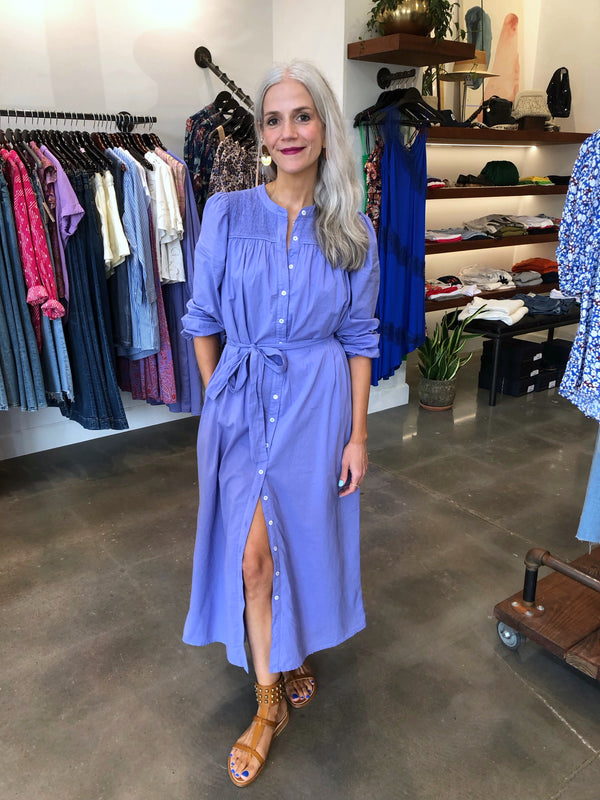 DIXIE DRESS IN PERIWINKLE