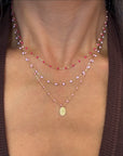 CLASSIC NECKLACE / 16.5" / LILAC