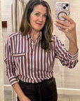 JORDY SHIRT IN BLUSH ALLOY