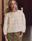 BEADED CHEVRON TOP