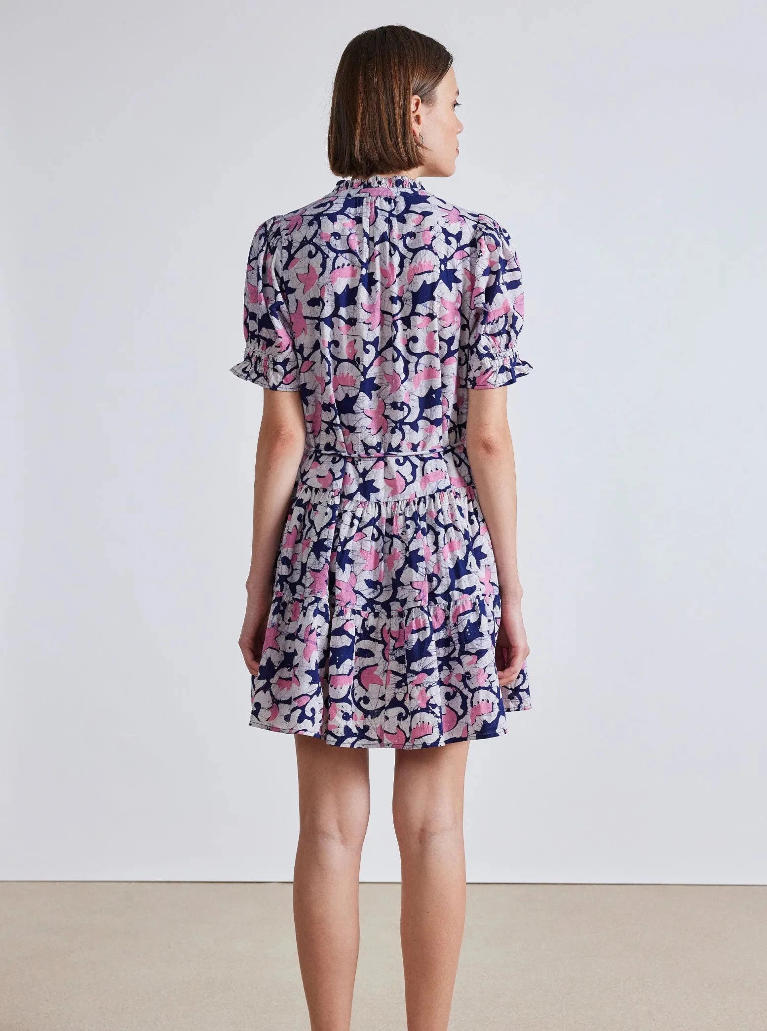 LAS ALTURAS MINI DRESS IN BATIK ROSA