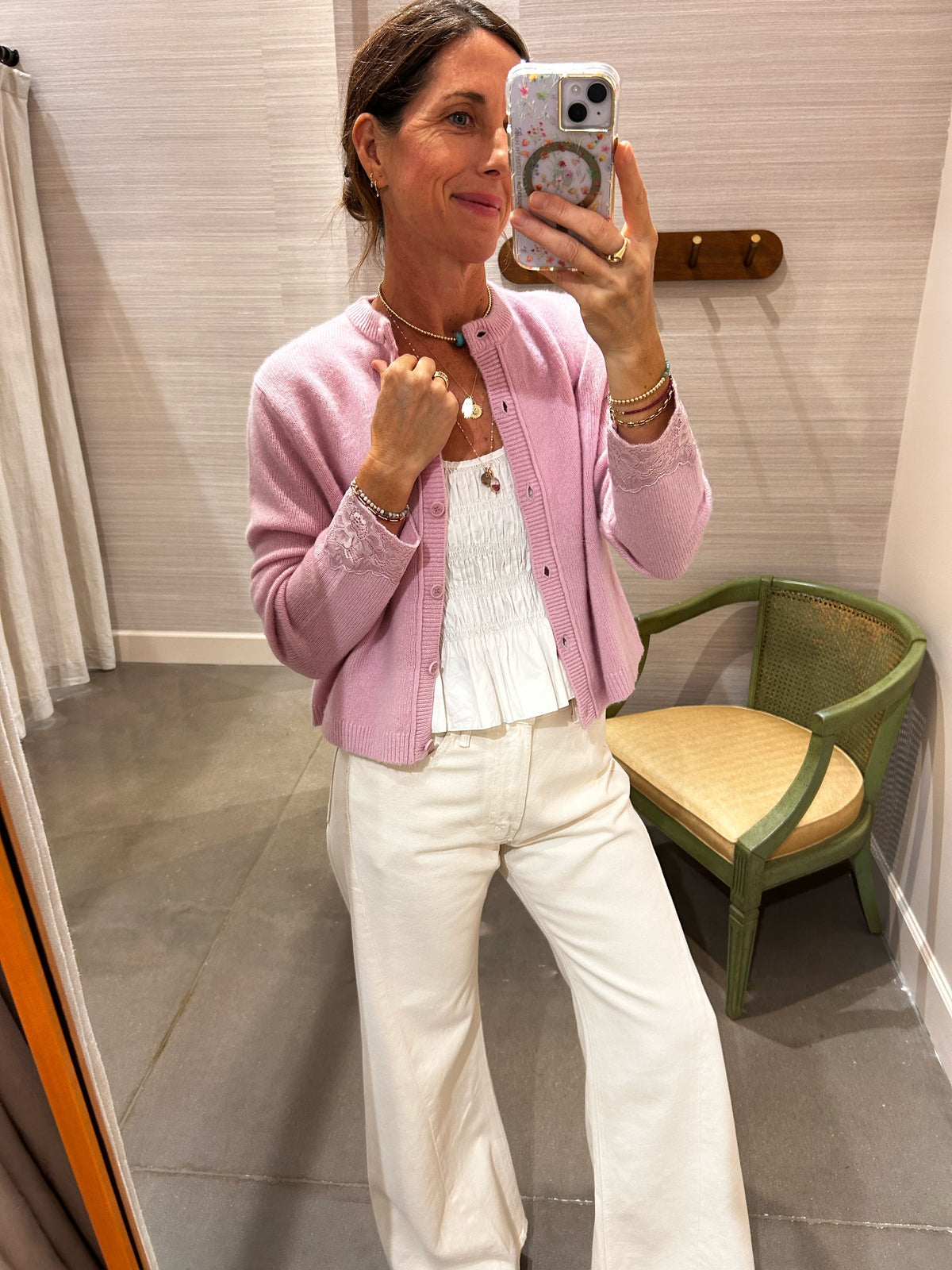 CARIN BRUSHED CARDIGAN